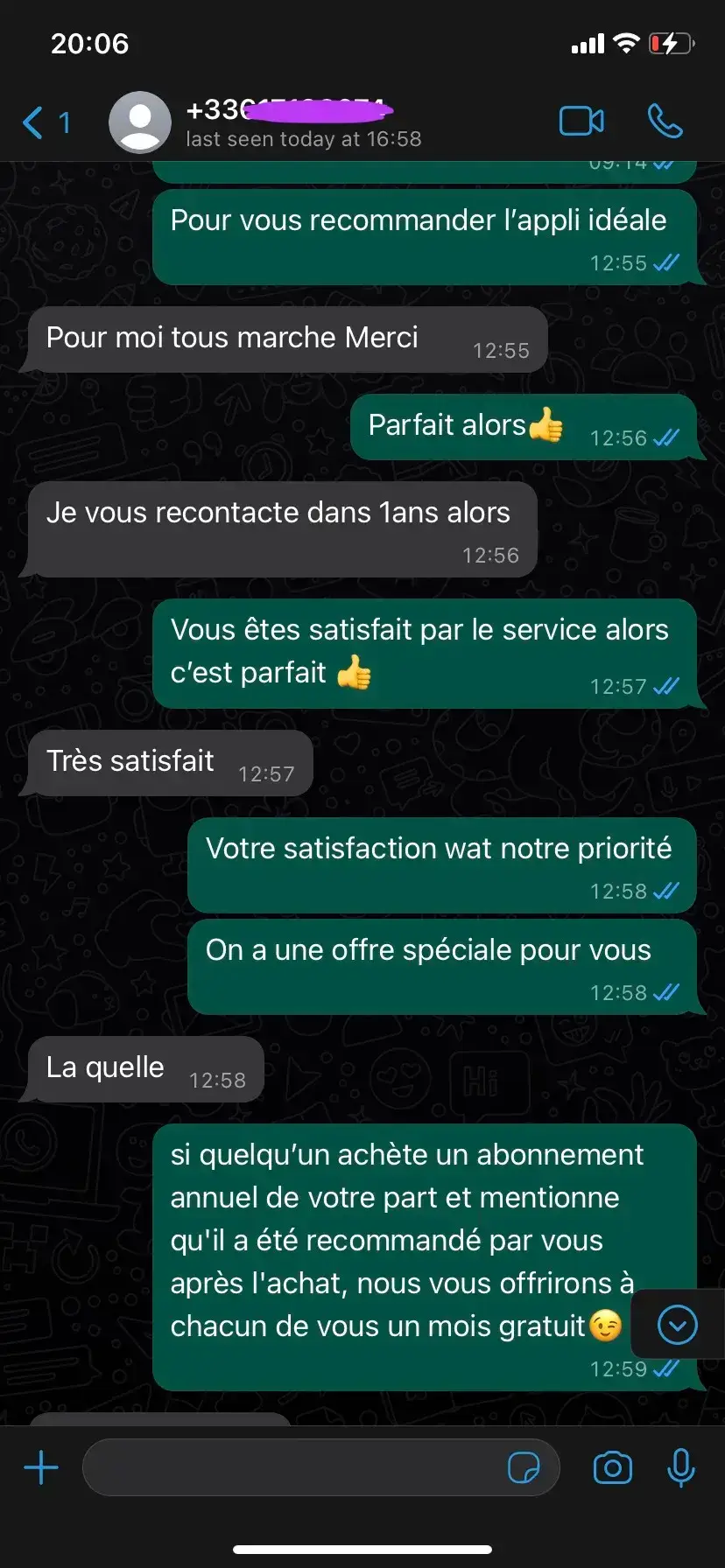 Témoignage WhatsApp IPTV Smarters Pro —  client satisfait France
